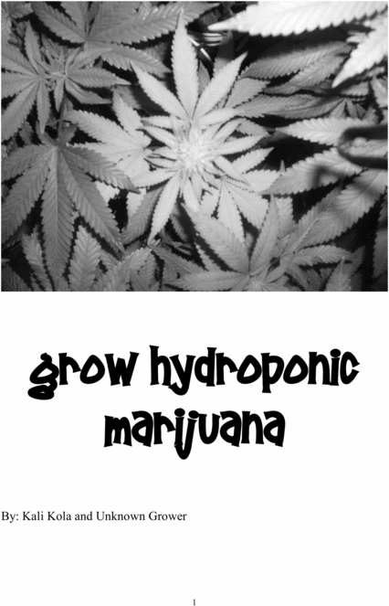 Product picture Grow Hydroponic Medical Marijuana: Save Over 75 Percent